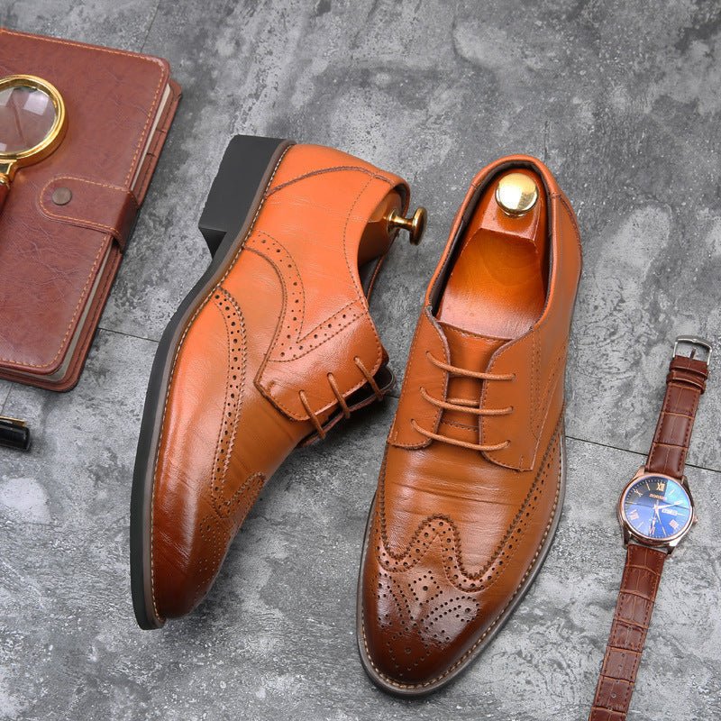 Fashion Men's Shoes With Laces - AmiraMart