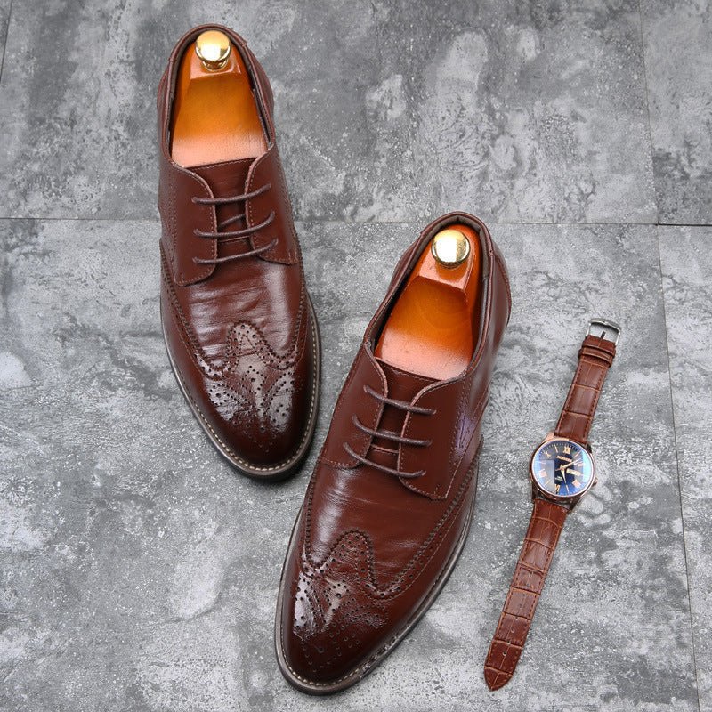 Fashion Men's Shoes With Laces - AmiraMart