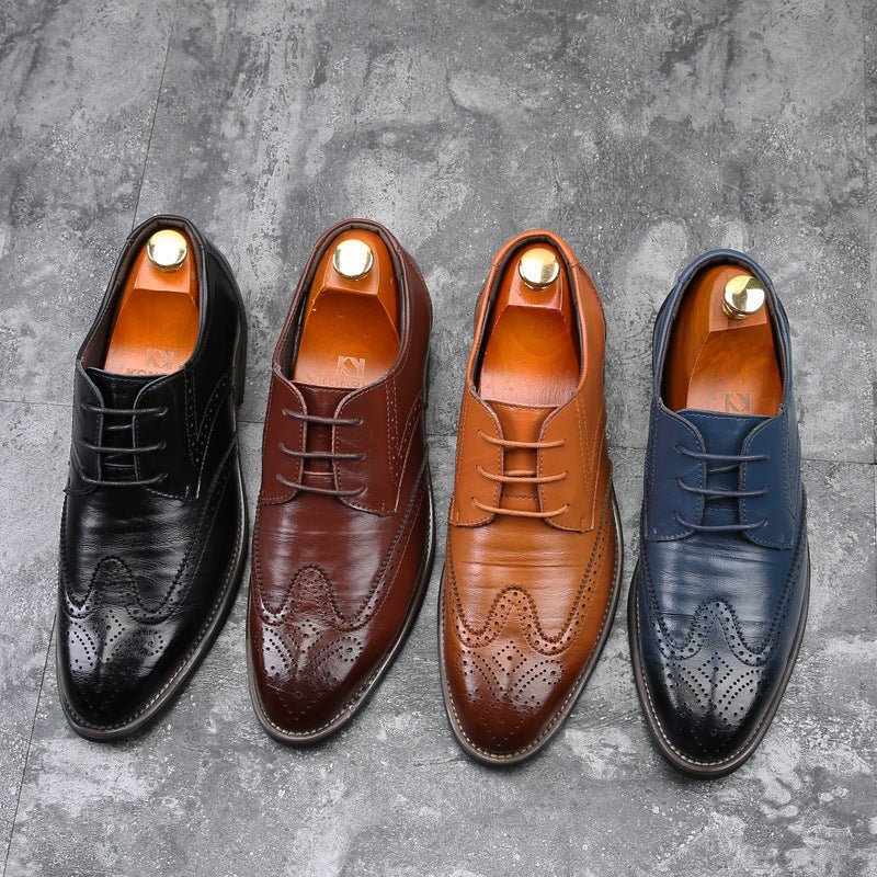 Fashion Men's Shoes With Laces - AmiraMart