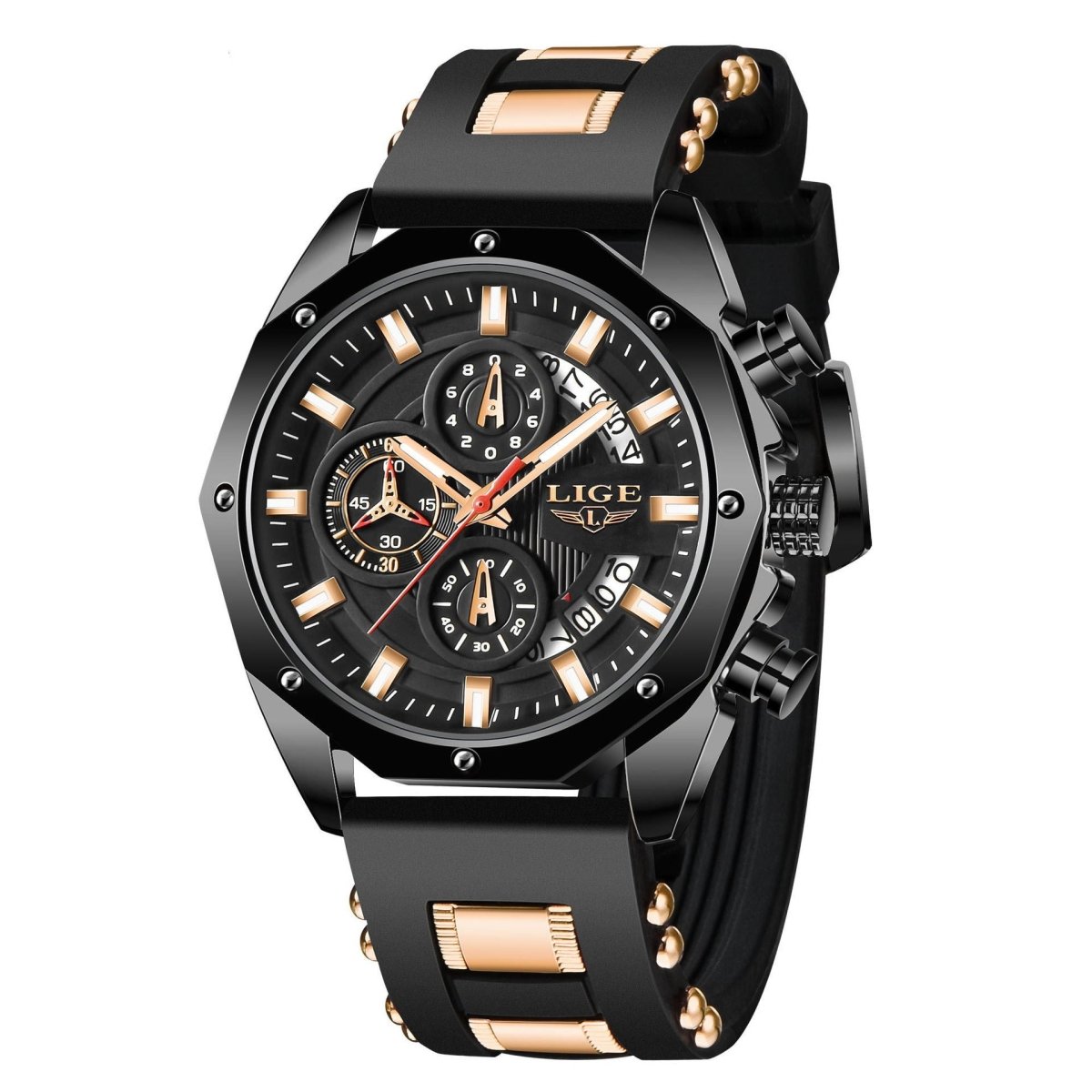 Luxury Silicone Sport Watch For Men - AmiraMart
