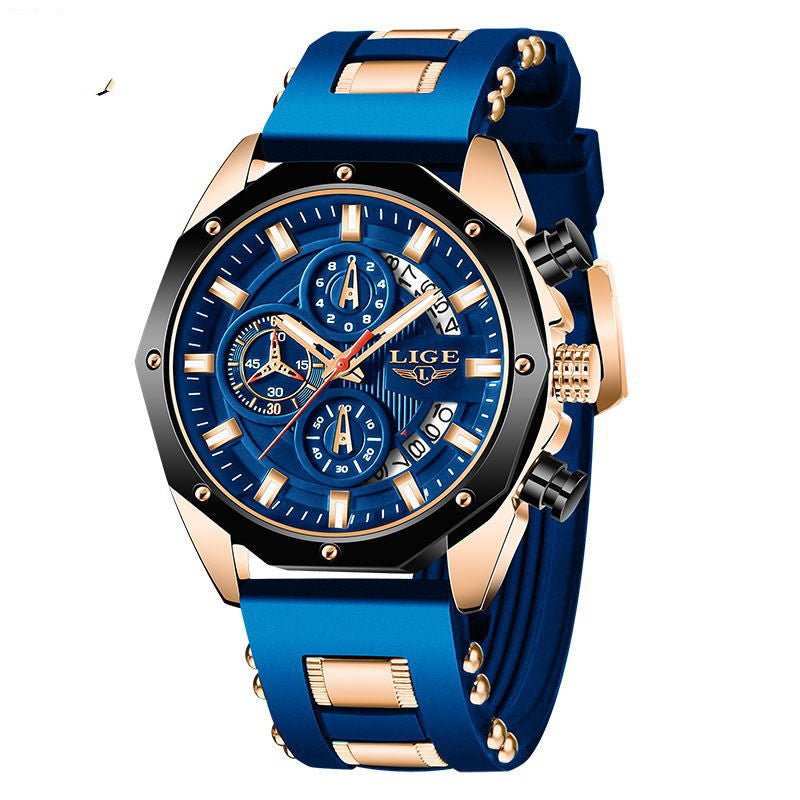 Luxury Silicone Sport Watch For Men - AmiraMart