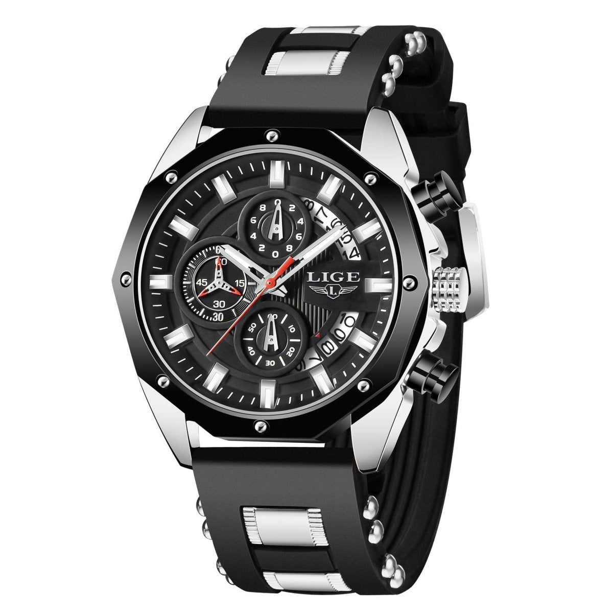 Luxury Silicone Sport Watch For Men - AmiraMart