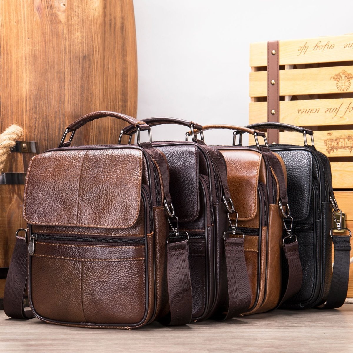 Fashion Personality New Men's Messenger Handbag - AmiraMart