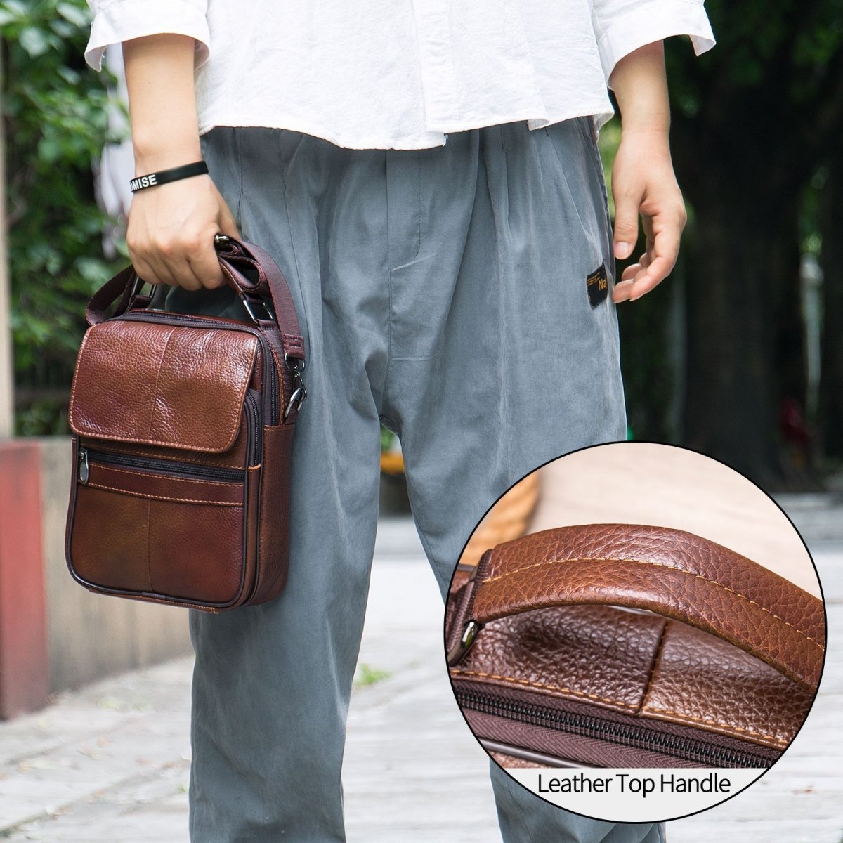 Fashion Personality New Men's Messenger Handbag - AmiraMart