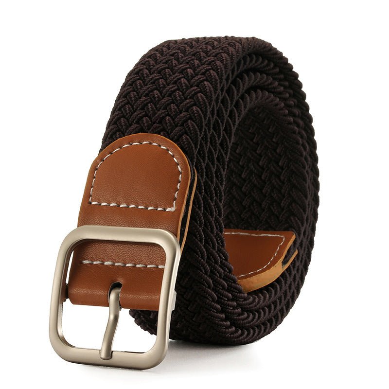 Fashion Square Buckle Women's Canvas Belt - AmiraMart
