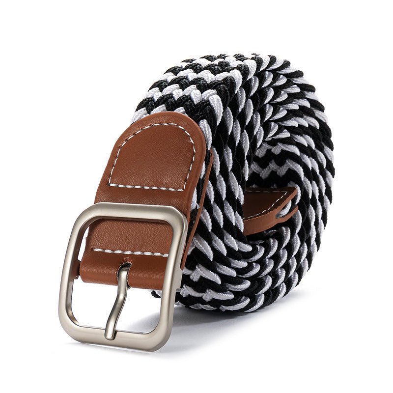 Fashion Square Buckle Women's Canvas Belt - AmiraMart