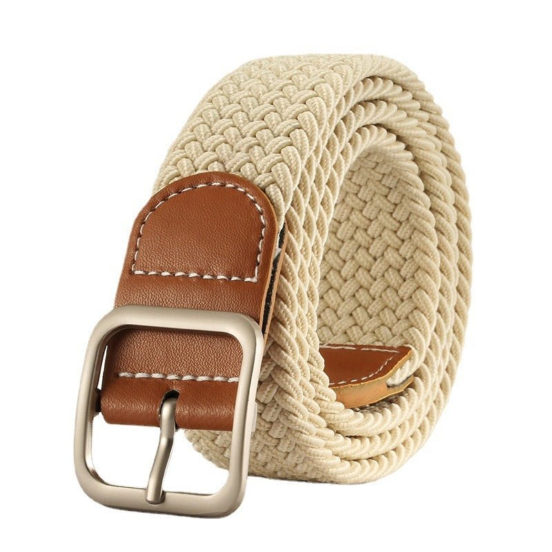 Fashion Square Buckle Women's Canvas Belt - AmiraMart