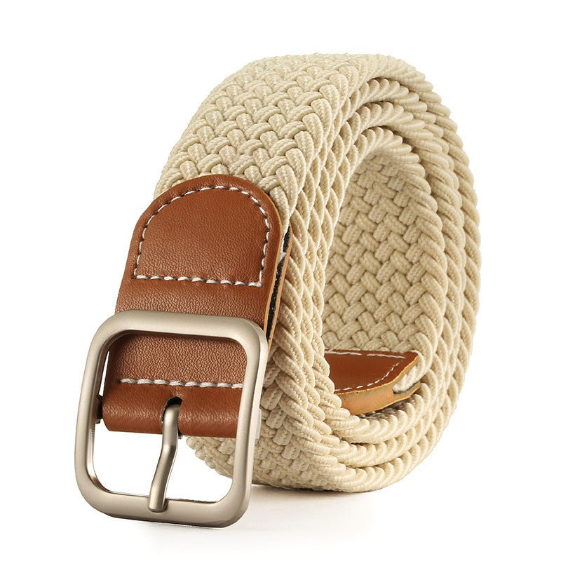 Fashion Square Buckle Women's Canvas Belt - AmiraMart