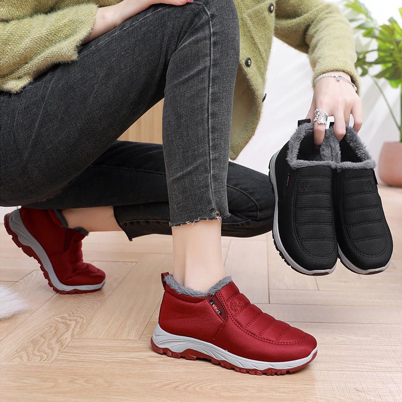Fashion Thickened Warm Snow Boots Women - AmiraMart