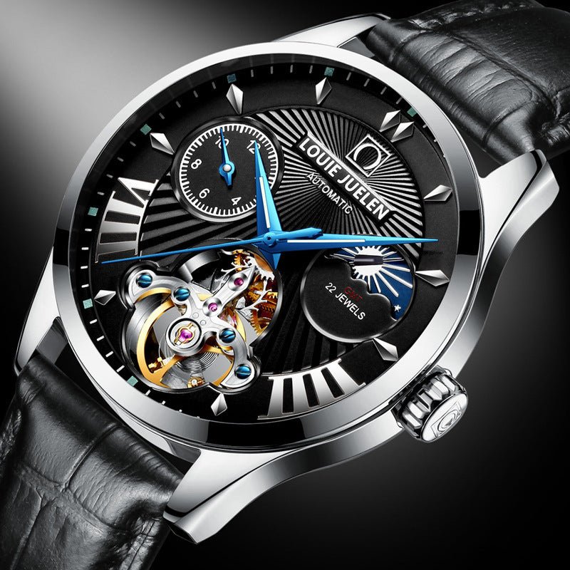 Fashion Trend Hollow Waterproof Male Mechanical Watch - AmiraMart