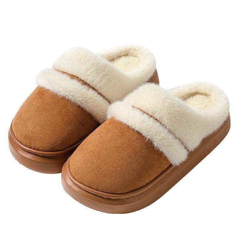 Fashion Warm Cotton Slippers For Women - AmiraMart