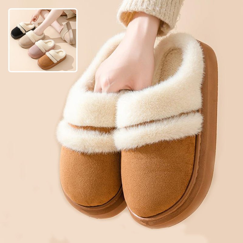 Fashion Warm Cotton Slippers For Women - AmiraMart