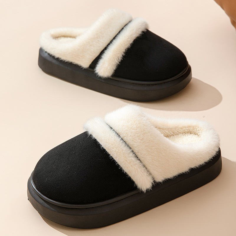 Fashion Warm Cotton Slippers For Women - AmiraMart