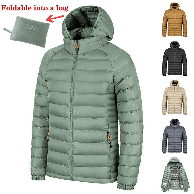 Fashion Warm Portable Zipper Jacket For Men - AmiraMart