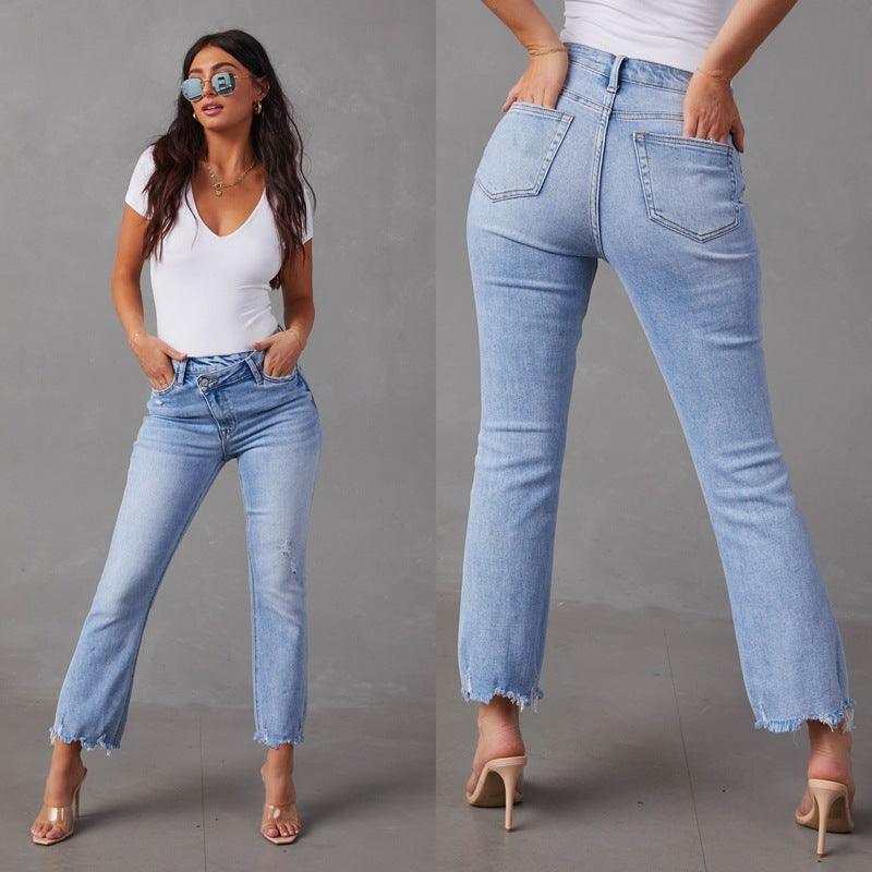 Fashion Wash Jeans For Women - AmiraMart