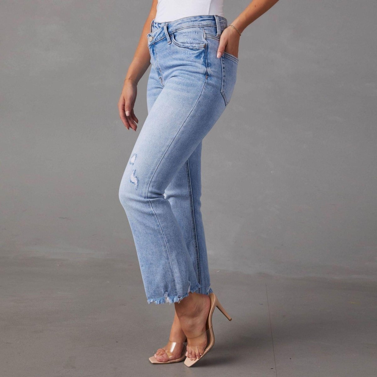 Fashion Wash Jeans For Women - AmiraMart