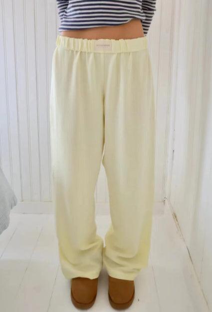Fashion Y2K Striped Straight Trousers Summer Elastic High Waist Wide Leg Pants For Women - AmiraMart