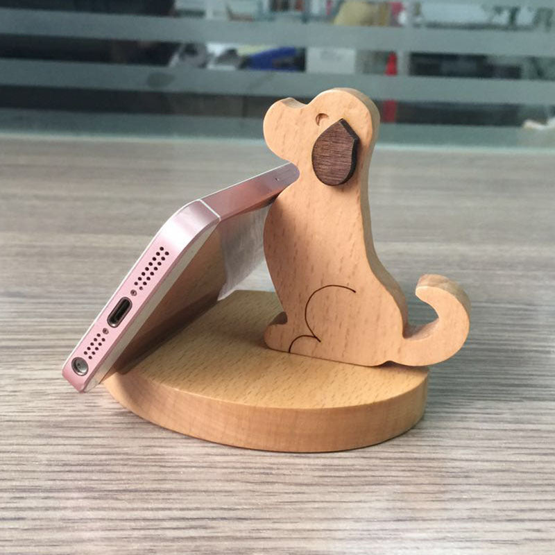 Creative Mobile Phone Toma Back with Coin Beech Wood - AmiraMart