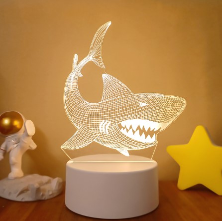 3D Lights Colorful Touch Remote Control LED Visual Lights - AmiraMart