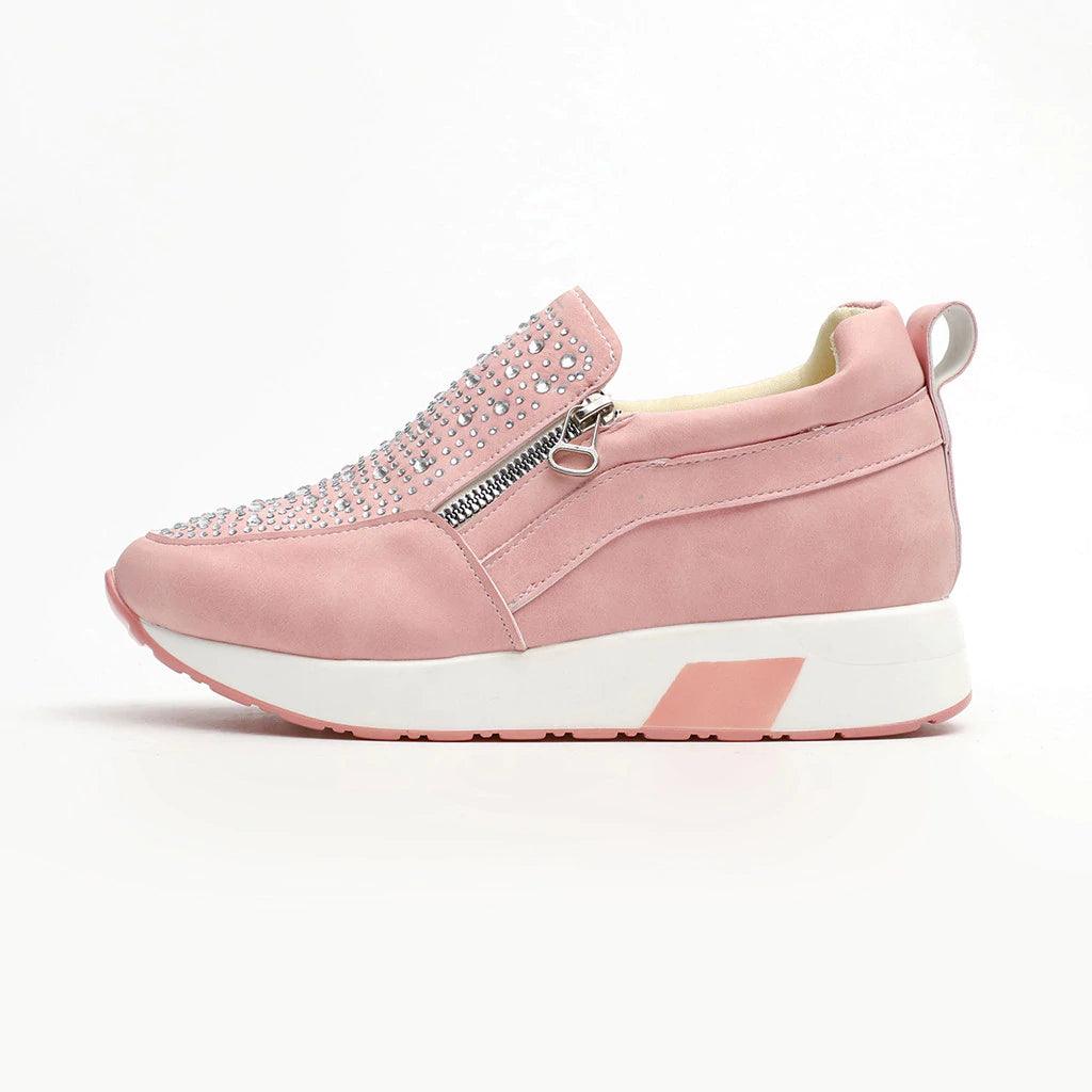 Female Knitted Vulcanized Shoes - AmiraMart