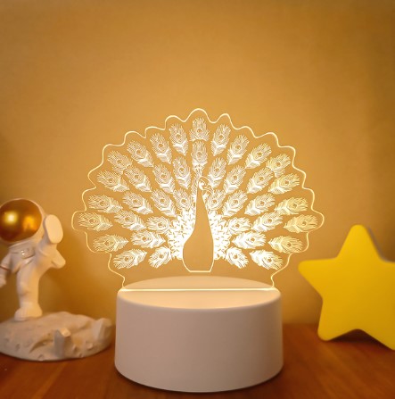 3D Lights Colorful Touch Remote Control LED Visual Lights - AmiraMart