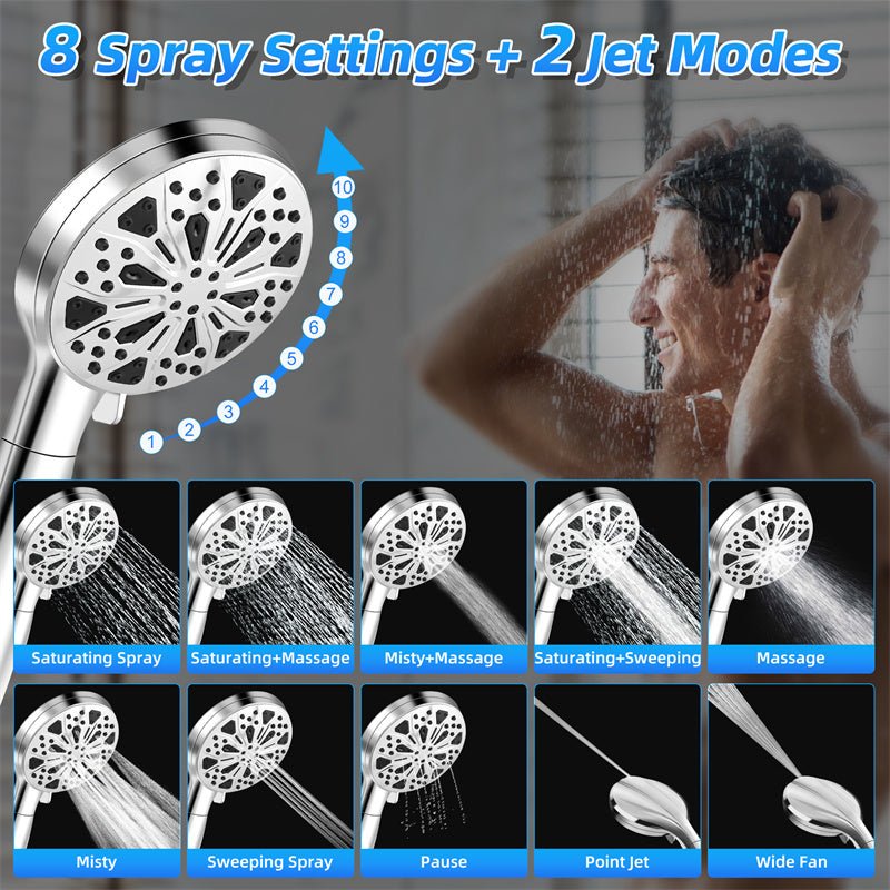 Filter Gun Top Spray Shower Set - AmiraMart
