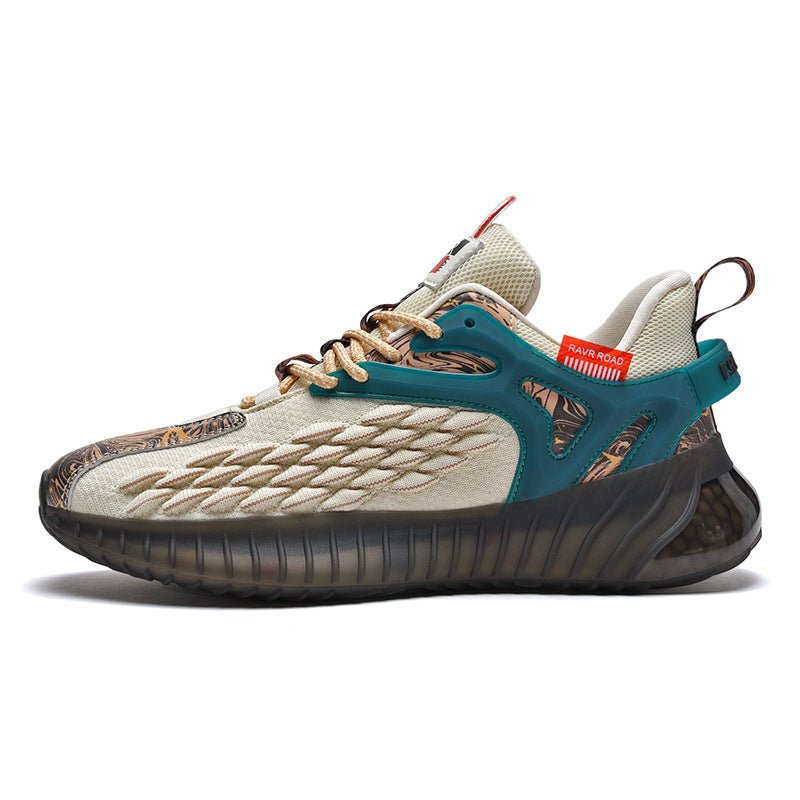 Fish Scale Net Coconut Shoes - AmiraMart
