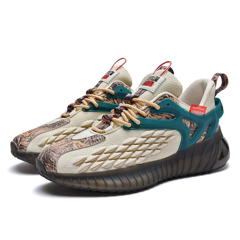 Fish Scale Net Coconut Shoes - AmiraMart