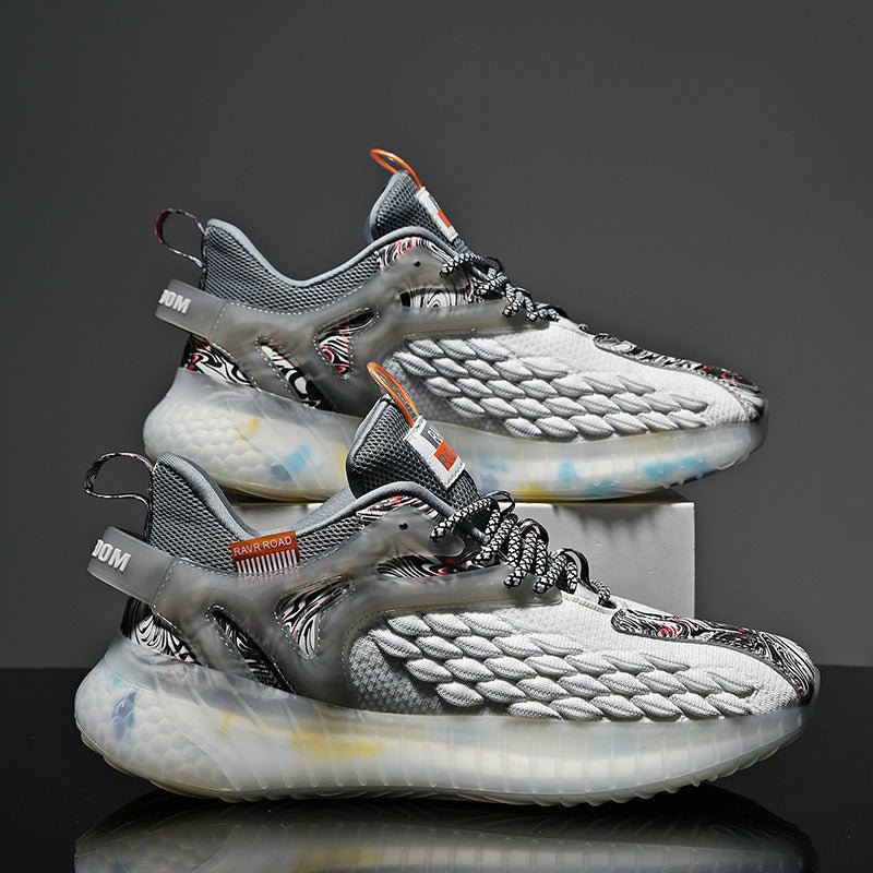 Fish Scale Net Coconut Shoes - AmiraMart