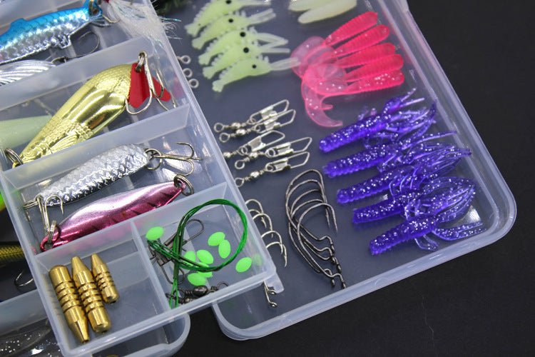 Fishing Gear Sequined Soft Bait Set - AmiraMart