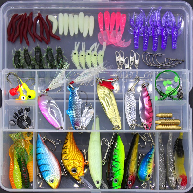 Fishing Gear Sequined Soft Bait Set - AmiraMart