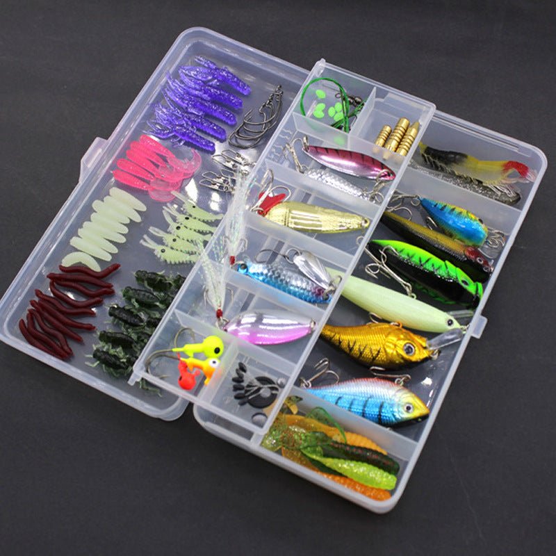 Fishing Gear Sequined Soft Bait Set - AmiraMart