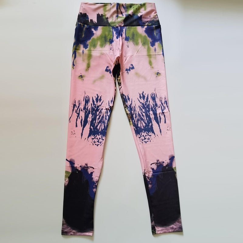 Fitness High Elastic Sports Leggings - AmiraMart