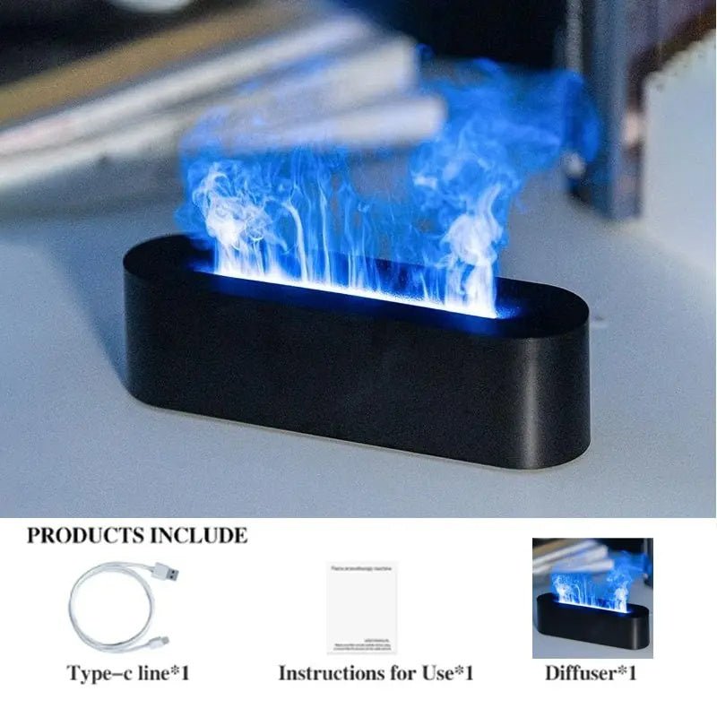 Flame Aroma Diffuser Air Humidifier - AmiraMart