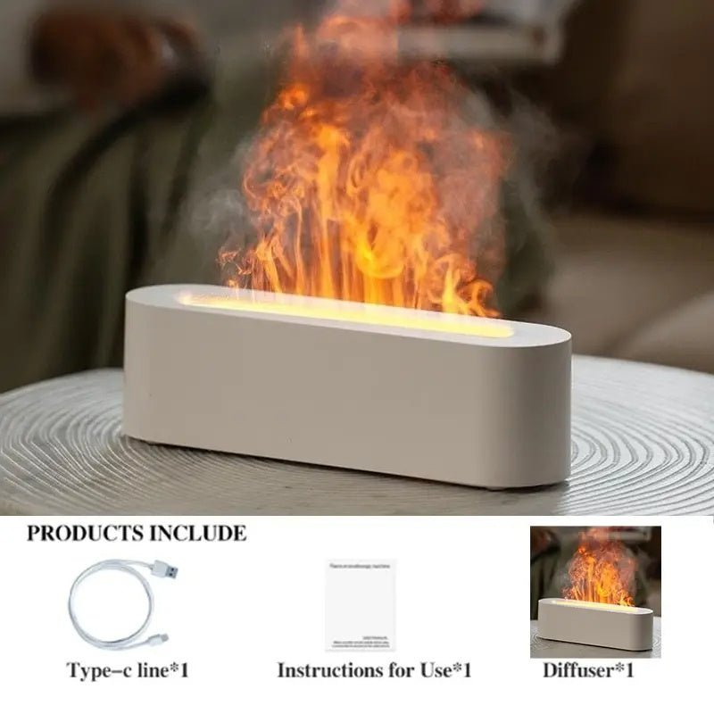 Flame Aroma Diffuser Air Humidifier - AmiraMart