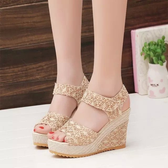 Flat Bottom High Heel Sandals - AmiraMart