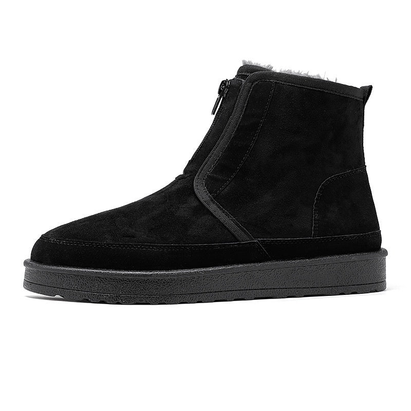 Fleece Lined Padded Warm Keeping Platform Cotton Shoes - AmiraMart