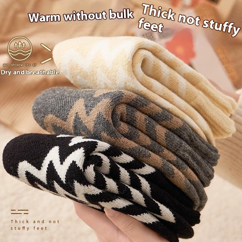 Fleece Lined Winter Warm Floor Socks - AmiraMart