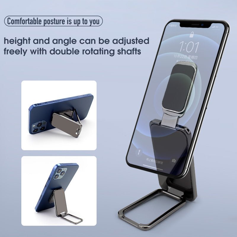 Foldable Phone Holder – Magnetic & Retractable Stand - AmiraMart