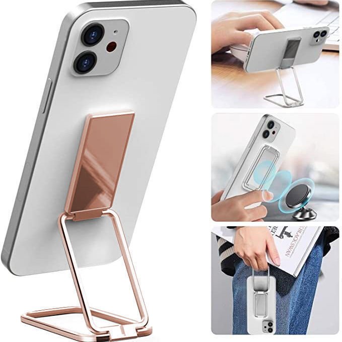 Foldable Phone Holder – Magnetic & Retractable Stand - AmiraMart