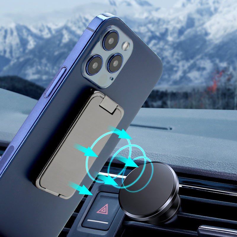 Foldable Phone Holder – Magnetic & Retractable Stand - AmiraMart