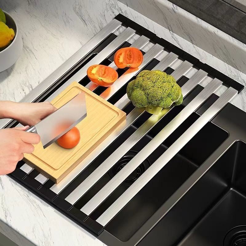 Foldable Storage Rack Basin Water Filter - AmiraMart