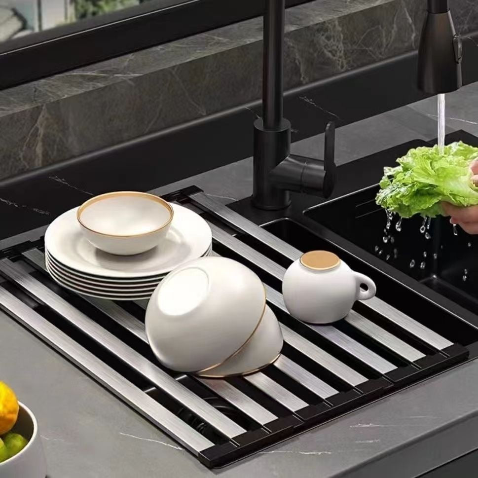 Foldable Storage Rack Basin Water Filter - AmiraMart
