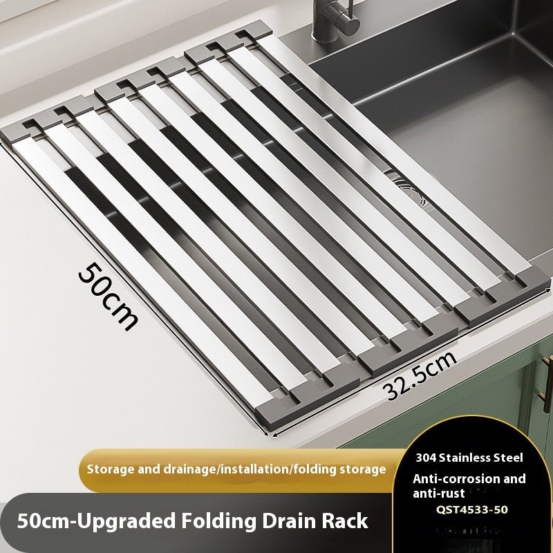 Foldable Storage Rack Basin Water Filter - AmiraMart