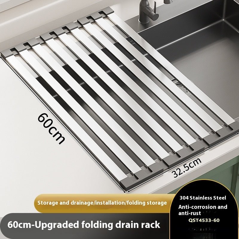 Foldable Storage Rack Basin Water Filter - AmiraMart