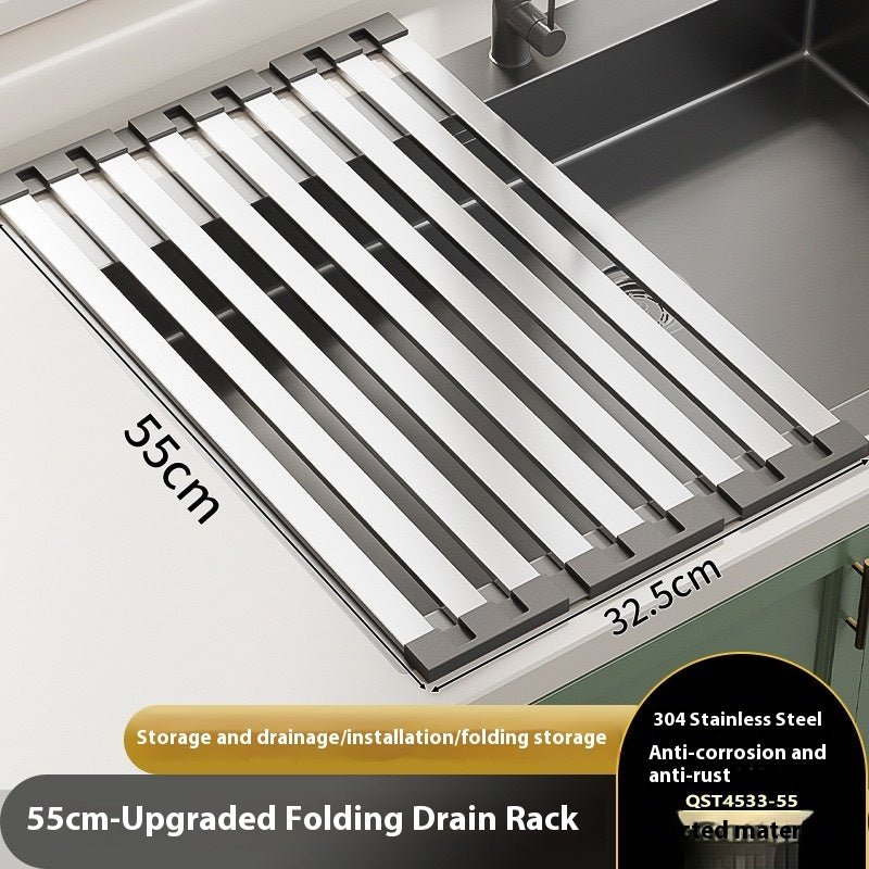 Foldable Storage Rack Basin Water Filter - AmiraMart