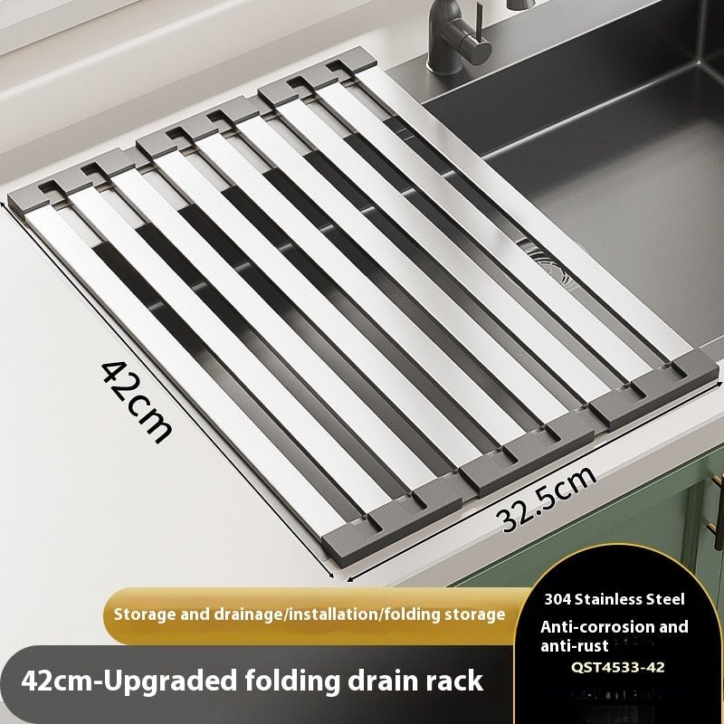Foldable Storage Rack Basin Water Filter - AmiraMart