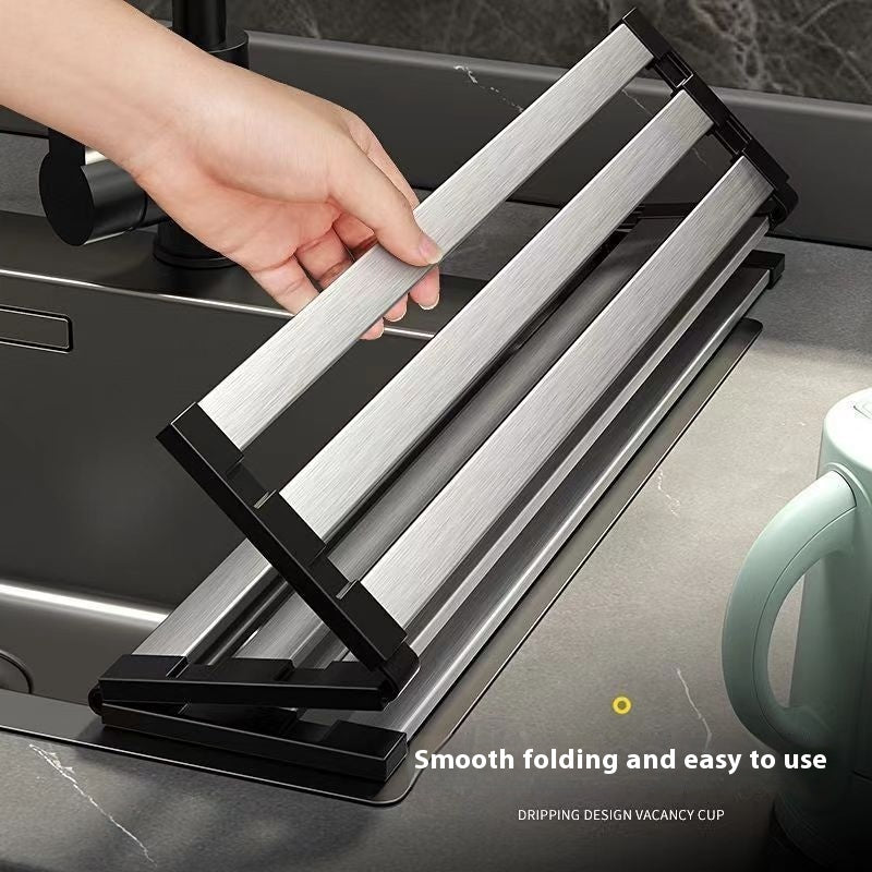Foldable Storage Rack Basin Water Filter - AmiraMart