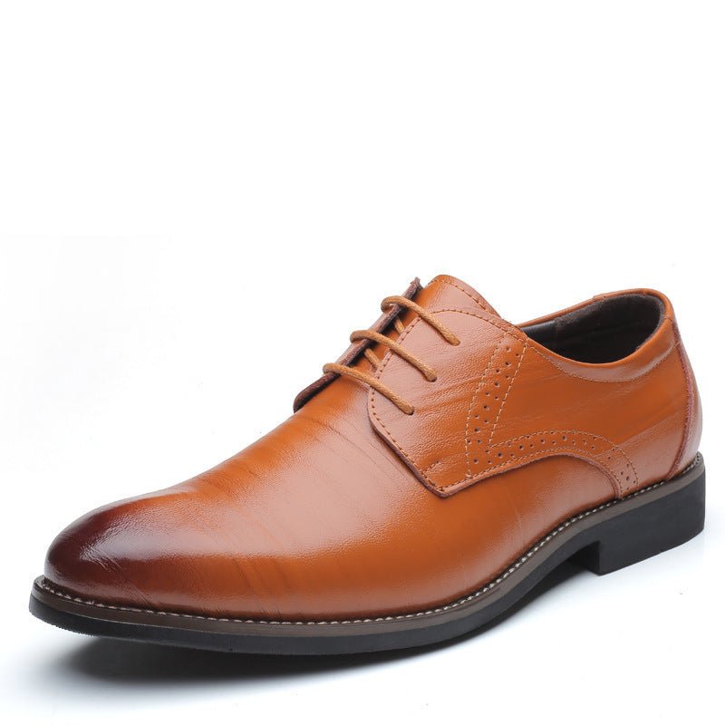 Formal Plus Size Business Men's Leather Shoes - AmiraMart