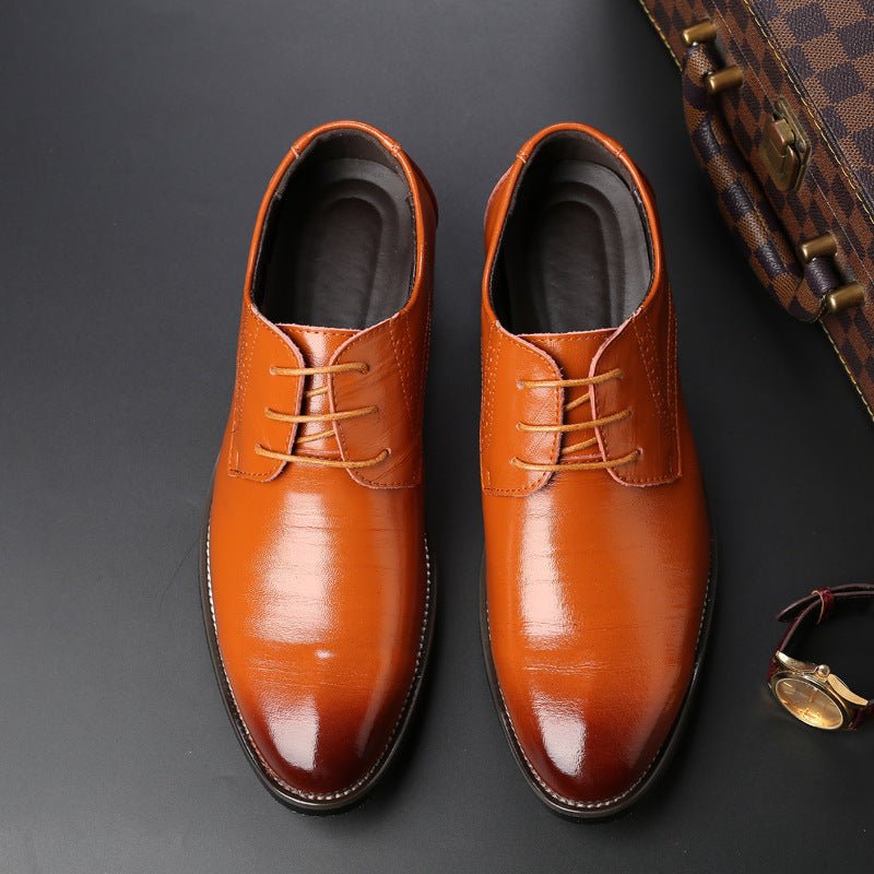 Formal Plus Size Business Men's Leather Shoes - AmiraMart
